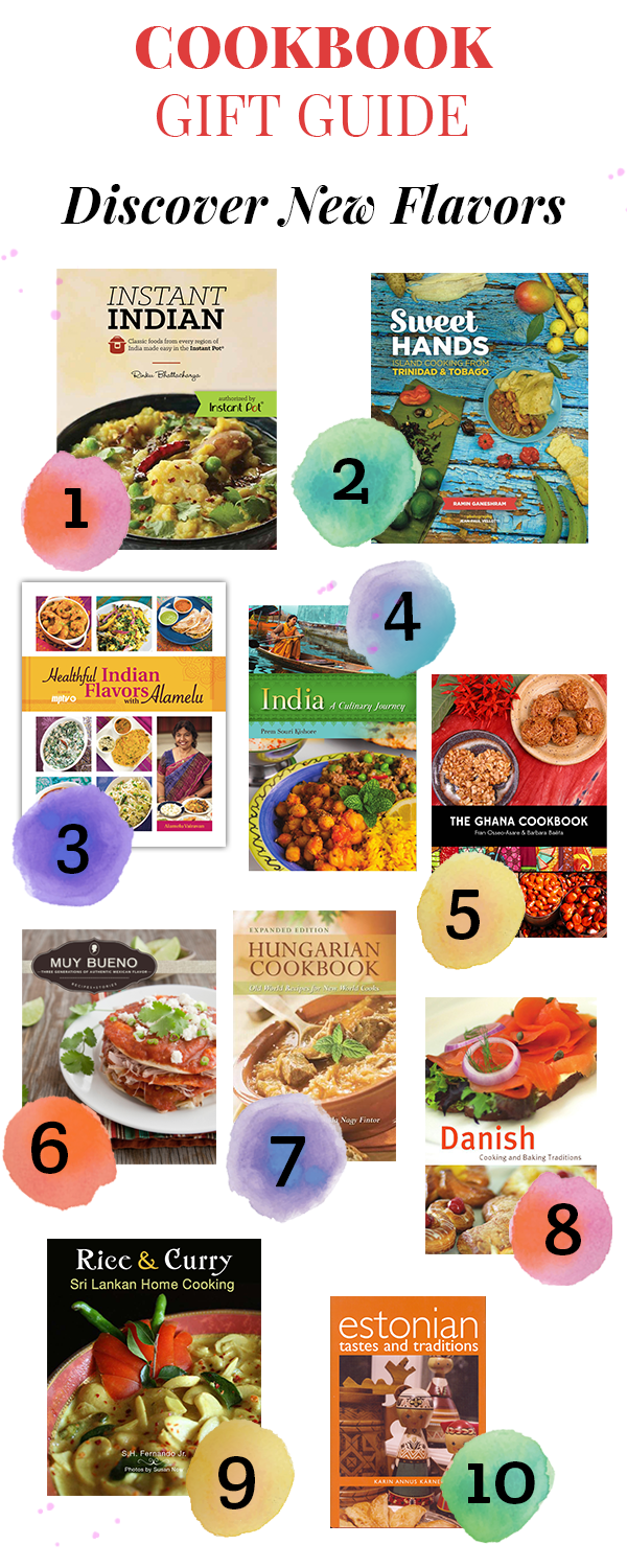 10 Cookbooks for the Global Gourmand - Hippocrene Books. 2017 Gift Guide.
